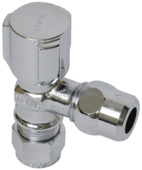 Schell Hoekstopkraan Knel 12x10mm Chroom KIWA