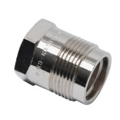 Sanivesk Gas Draad Recht Overgang 1/2"FxM24 Chroom