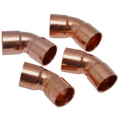 Sanivesk Soldeer Roodkoper Bocht 45gr 12x12mm FF