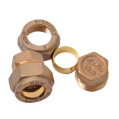 Sanivesk Knel Eindstop 15mm 2 stuks