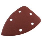 GAMMA schuurpapier handpalmshuurmachine 140x98mm K240 klittenband 5 stofgaten 6 st.