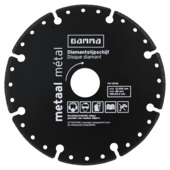 GAMMA diamantschijf aluminium / metaal 125mm
