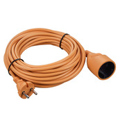 Verlengsnoer 10 Meter Oranje 2x1.5mm