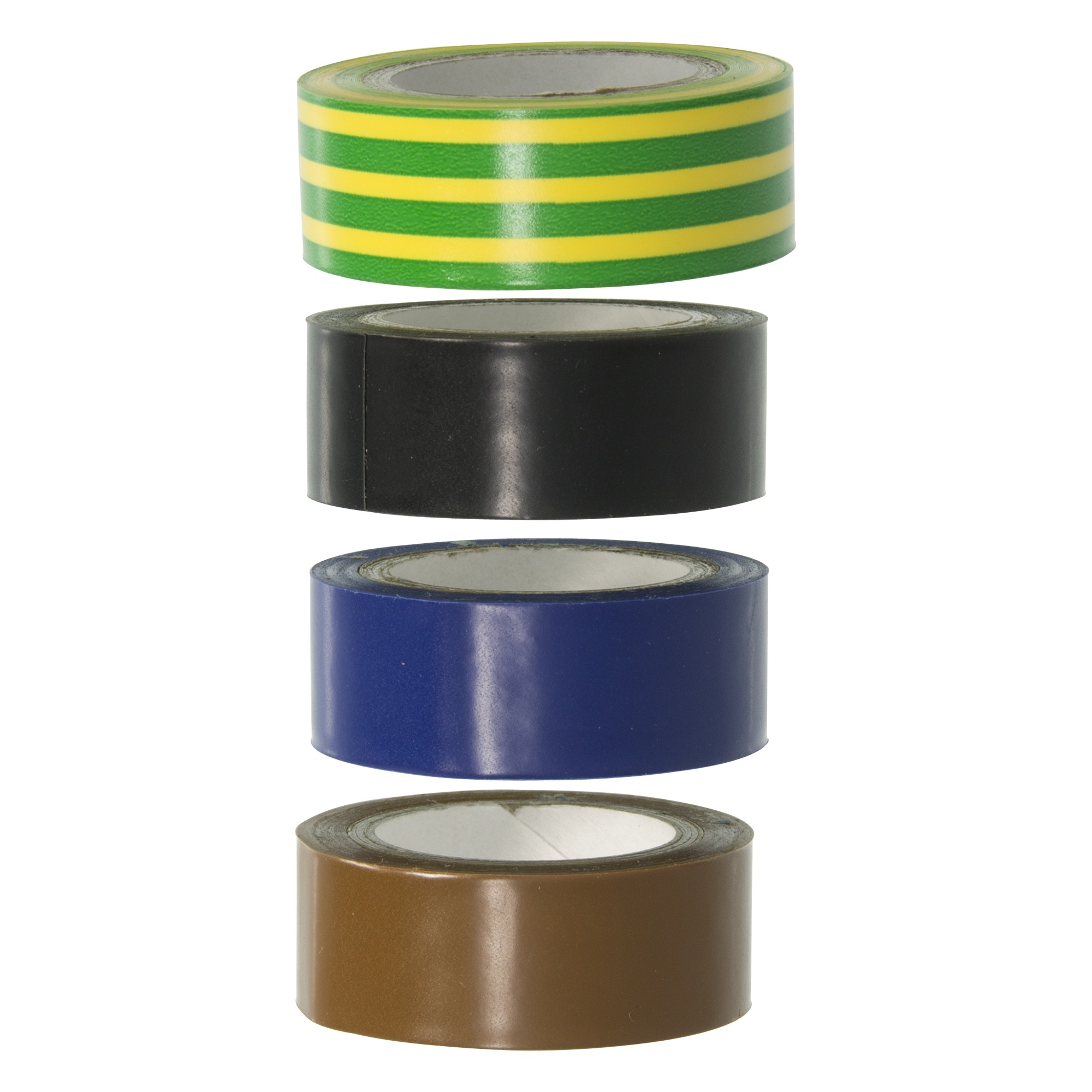Gamma Isolatieband Blauwbruinzwartgeelgroen 4 Stuks gamma kopen in de aanbieding