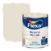 Flexa Strak in de Lak binnenlak zijdeglans RAL 9001 crème wit 750 ml