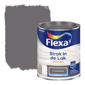 Flexa Strak in de Lak binnenlak zijdeglans antraciet 750 ml