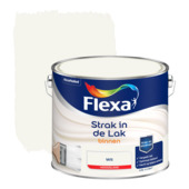 Flexa Strak in de Lak binnenlak hoogglans wit 2,5 liter