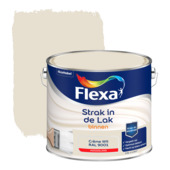 Flexa Strak in de Lak binnenlak hoogglans RAL 9001 crème wit 2,5 liter