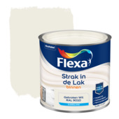 Flexa Strak in de Lak binnenlak zijdeglans RAL 9010 gebroken wit 250 ml