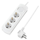 Handson Stekkerdoos 3-voudig Wit 1,5 Meter 