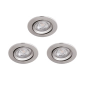 Philips inbouwset LED Sparkle 3x5W nikkel 2700K