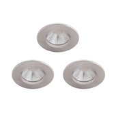 Philips badkamer LED inbouwset Dive 3x5.5W nikkel