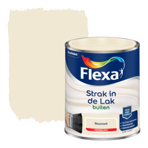 Flexa Strak in de Lak buitenlak hoogglans roomwit 750 ml