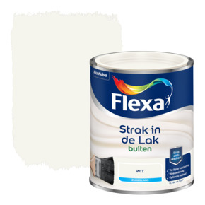 Flexa Strak in de Lak buitenlak zijdeglans wit 750 ml