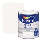 Flexa Strak in de lak grondverf voor buiten wit 750 ml