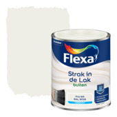 Flexa Strak in de lak voor buiten ral 9016 fris wit zijdeglans 750 ml