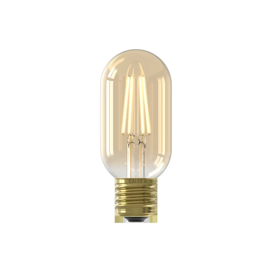 Calex LED volglas filament buismodel lamp 4W 320lm E27 goud dimbaar