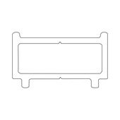 Sealskin Verbredingsprofiel Contour 1 cm breed & 200 cm hoog Goud geborsteld