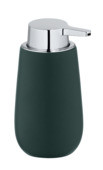 Wenko keramische zeepdispenser Badi donkergroen