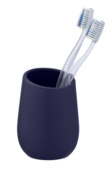 Wenko keramische beker Badi donkerblauw