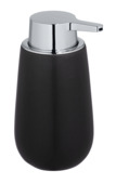 Wenko keramische zeepdispenser Badi zwart