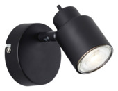Brilliant wandspot Andres 1-lichts zwart