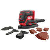 SKIL 20V multischuurmachine Compact Brushless 3720CD incl. 24 schuurbladen en 3 schuurhulpstukken (zonder accu)