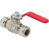 Sanivesk CV Kogelkraan Knel Hendel Messing 15mm