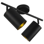 GAMMA opbouwspots Genova 2-lichts zwart