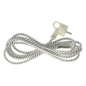 HANDSON snoer met stekker apparaat wit