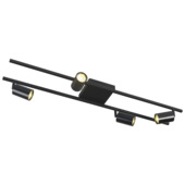 GAMMA opbouwspots Lecce 4-lichts zwart