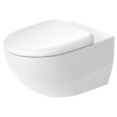 Duravit Architect hangend toilet randloos met WC-bril wit