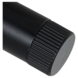 Intensions eindknop Ribbed 28mm mat zwart 2 stuks