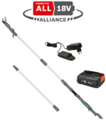 Gardena 18V telescopische takkenschaar 3,6m (P4A) Incl. 2.0Ah accu + lader