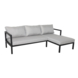 Loungeset Evora Chaise Longue Antraciet