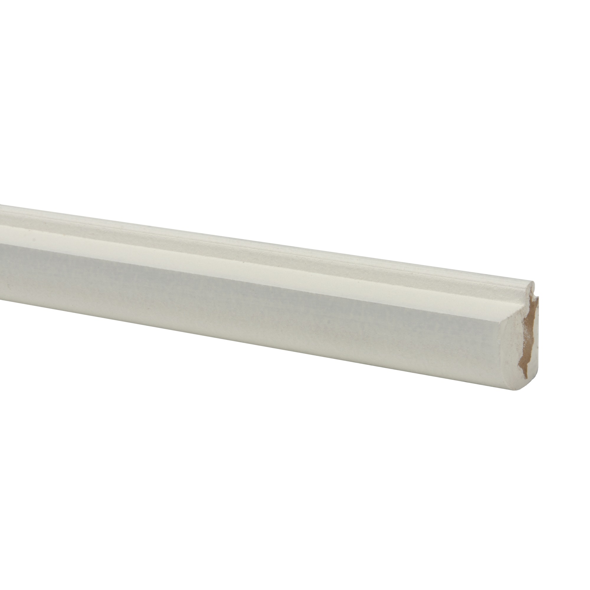 Cando Vensterbanklijst Mdf Rond Wit Gegrond 26X28Mm 406 cando kopen in de aanbieding
