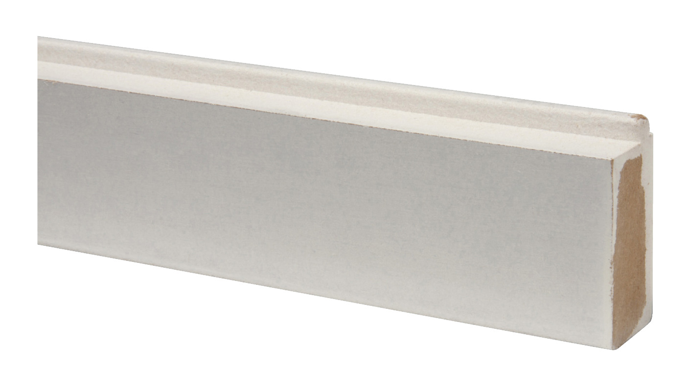 Cando Vensterbanklijst Mdf Recht Wit Gegrond 50X28Mm 260 cando kopen in de aanbieding