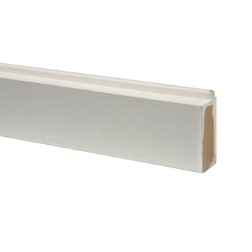 CanDo vensterbanklijst MDF recht wit gegrond 50x28mm 406 cm