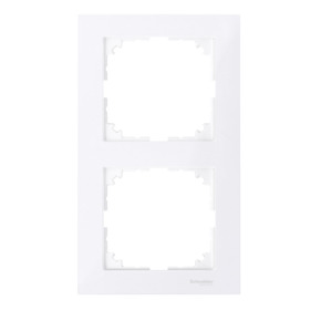 Schneider Merten System-M Afdekraam 2-voudig Actief Wit
