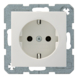 Berker S.1 enkel geaard stopcontact wit