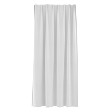 Voilegordijnen Voor de Woonkamer 115 x 105 cm Halfdoorzichtig Transparante Raamgordijnen Kreukvrij, Effen Kleur, Privacybescherming, Wit