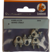 Draadklem verzinkt 3 mm 4 stuks