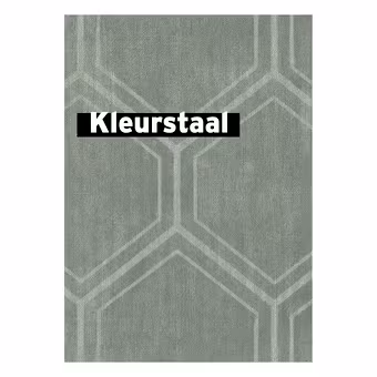 Behangstaal vliesbehang Hexagon groen 118149 