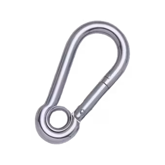 Ledent karabijnhaak gesloten oog  RVS 80 mm