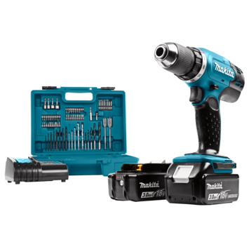 Stadscentrum Zeestraat Farmacologie GAMMA | Makita 18V LXT accuboormachine DDF453RFX1 incl. 2 accu's 3.0Ah +  lader en 74-delige accessoire set kopen? | makita