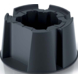 Voet regenton Waterform 440L zwart
