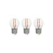 Handson LED-filament kogel E27 4W=40W 470LM 3st.