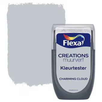 Flexa Creations muurverf kleurtester mat charming cloud 30 ml