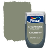 Flexa Creations muurverf kleurtester mat sturdy leaf 30 ml