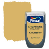 Flexa Creations muurverf kleurtester mat sunny day 30 ml